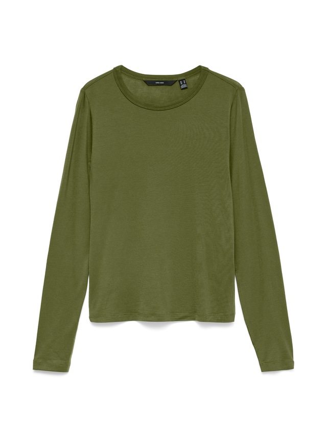 Vero Moda Langarmshirt »VMADA LS TOP JRS NOOS« Materialmix, regular fit