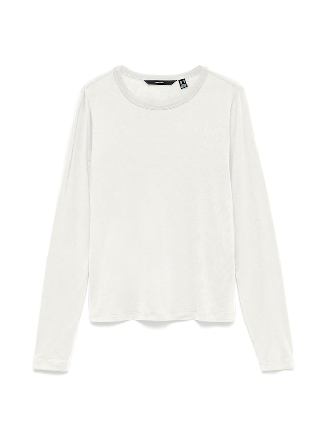 Vero Moda Langarmshirt »VMADA LS TOP JRS NOOS« Materialmix, regular fit