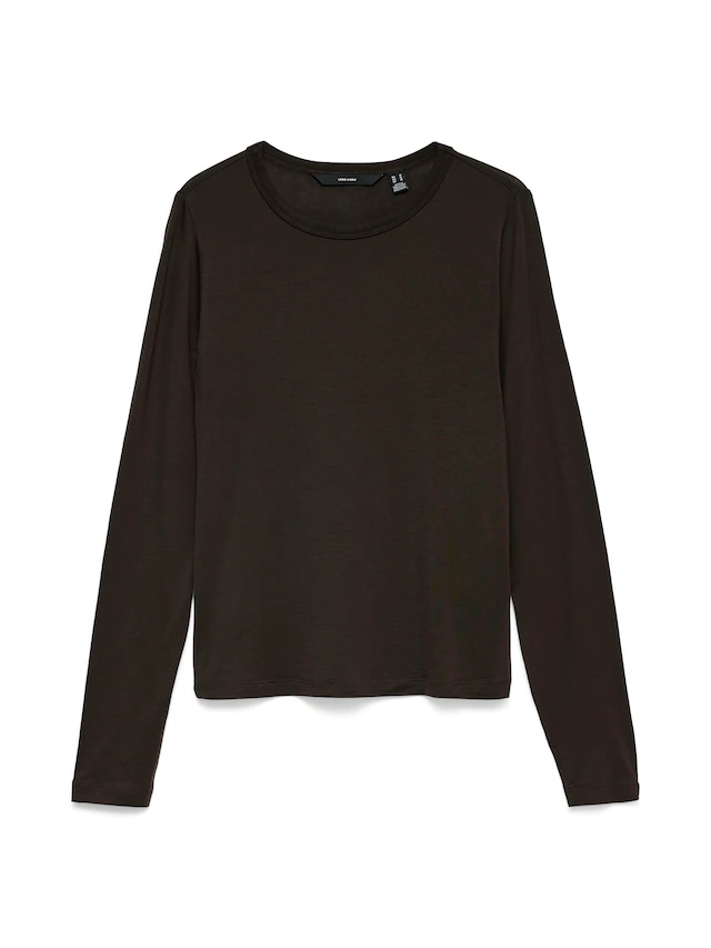 Vero Moda Langarmshirt »VMADA LS TOP JRS NOOS« Materialmix, regular fit