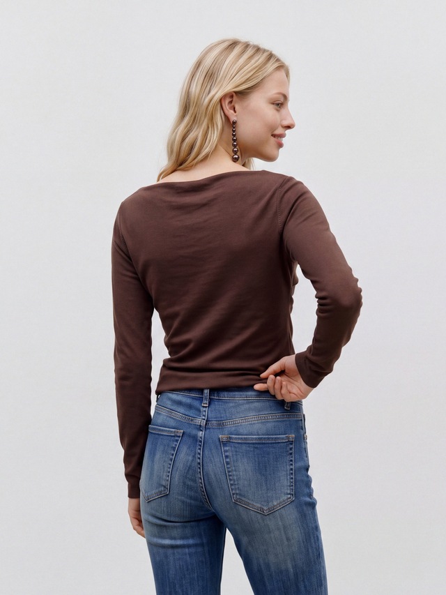 Vero Moda Strickpullover »VMSOFINE KNIT LS BOATNECK PULLOVER NOOS« Materialmix, regular fit
