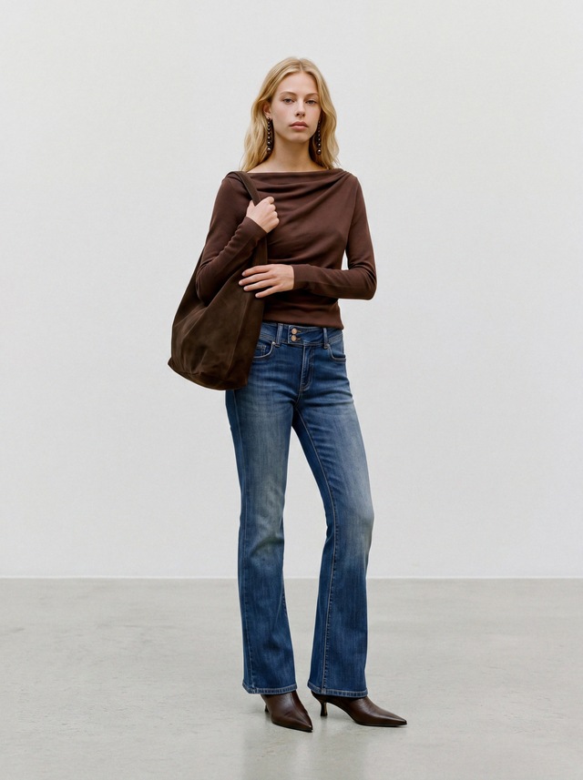 Vero Moda Strickpullover »VMSOFINE KNIT LS BOATNECK PULLOVER NOOS« Materialmix, regular fit