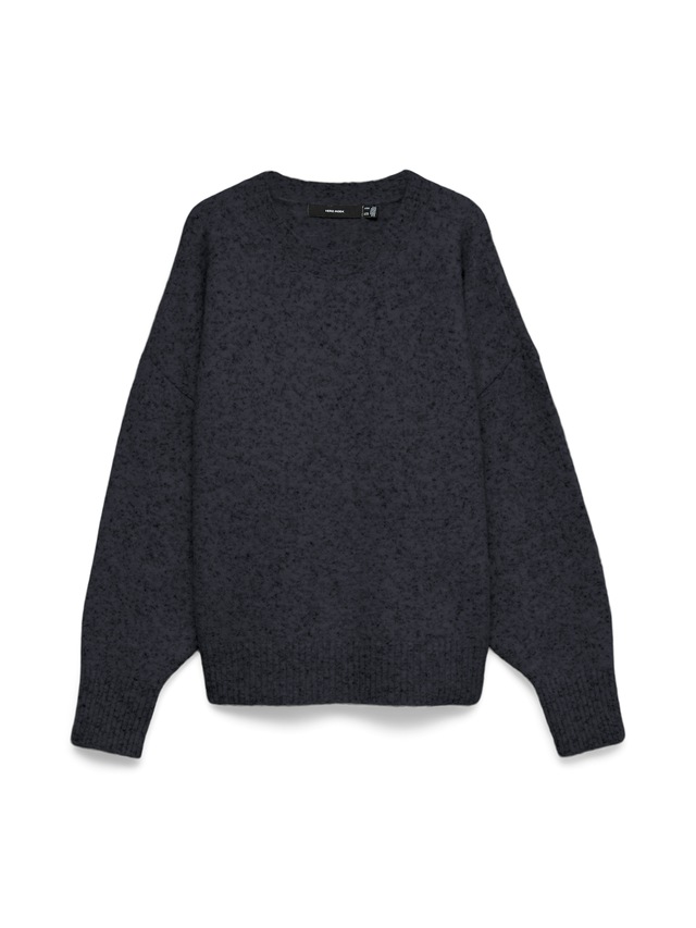 Vero Moda Strickpullover »VMSIF LS O-NECK PULLOVER NOOS« Materialmix mit Wolle, regular fit