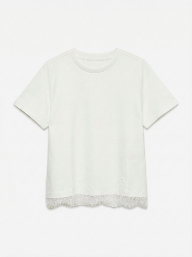 Vero Moda Kurzarmshirt »VMSARA METTE LACE SS T-SHIRT JRS NOOS« Baumwolle, regular fit