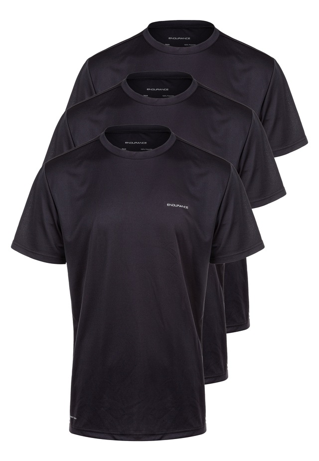 ENDURANCE Funktionsshirt »Vernon V2« 3er-Pack mit Quick-Dry-Funktion