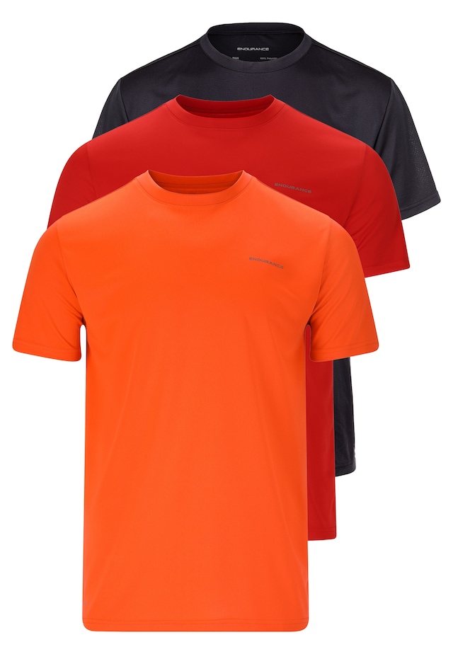 ENDURANCE Funktionsshirt »Vernon V2« 3er-Pack mit Quick-Dry-Funktion