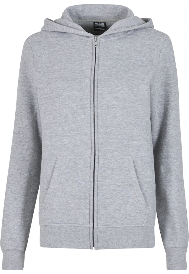 URBAN CLASSICS Sweatjacke »Urban Classics Ladies Basic Essential Zip Hoody«