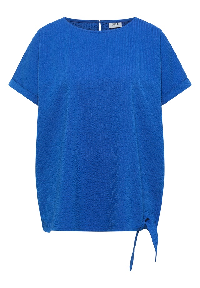 Cecil Shirtbluse mit Knotendetail am Saum