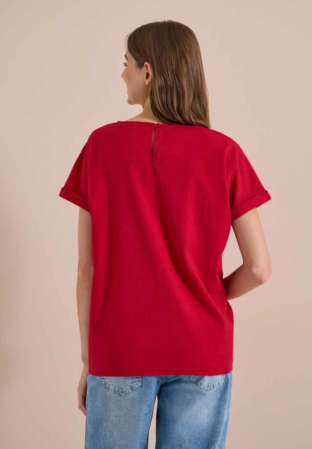 Cecil Shirtbluse mit Knotendetail am Saum