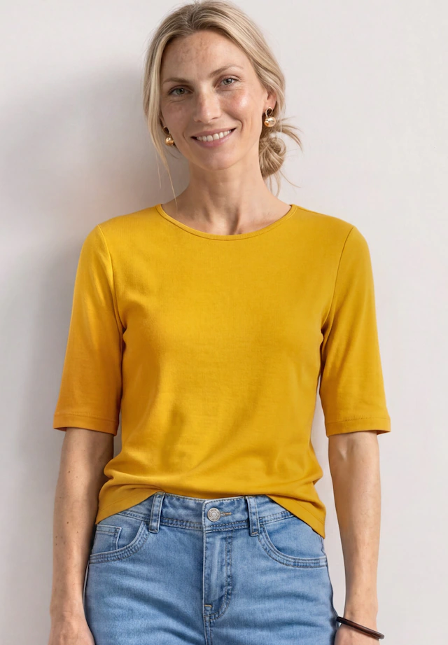 STREET ONE T-Shirt mit Rundhalsausschnitt