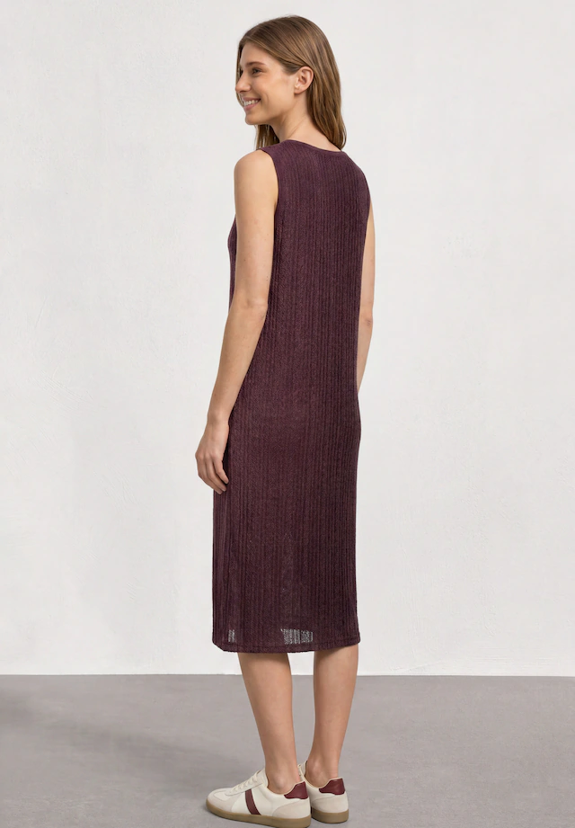 STREET ONE Midikleid Ohne Taschen mit Rundhalsausschnitt