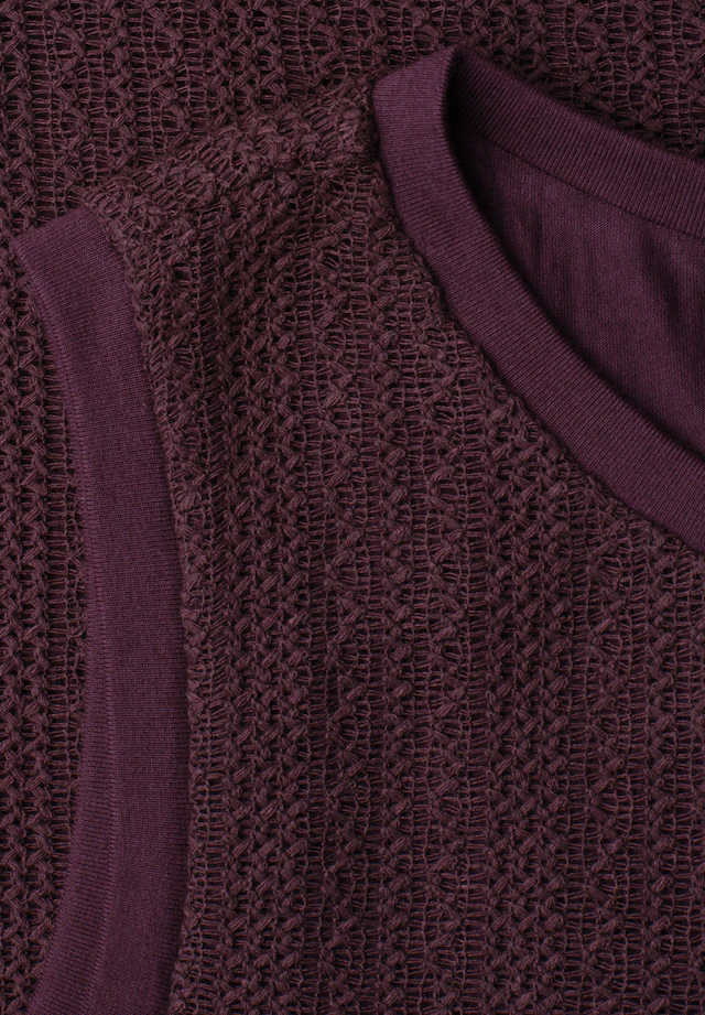 STREET ONE Midikleid Ohne Taschen mit Rundhalsausschnitt