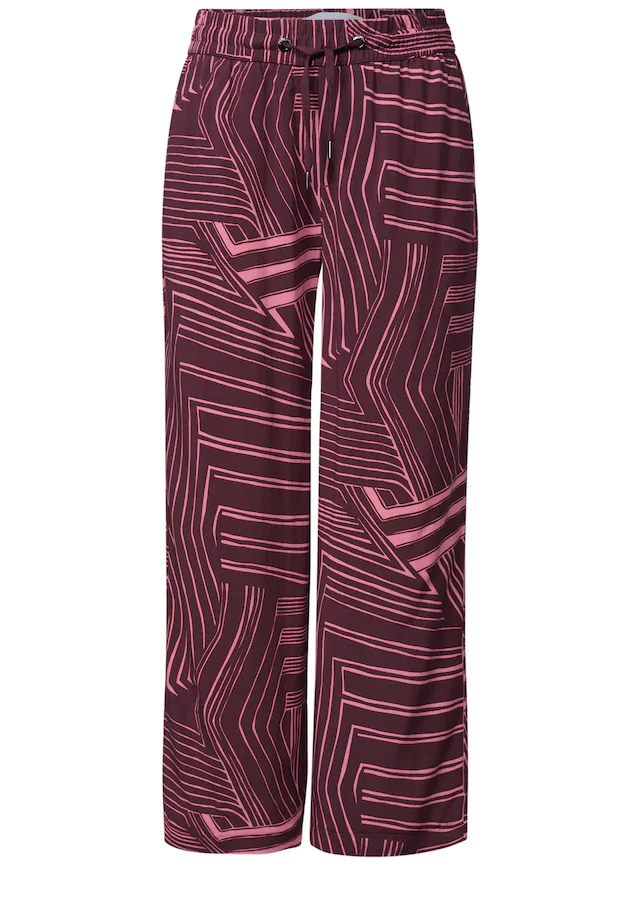 STREET ONE Stoffhose High Waist