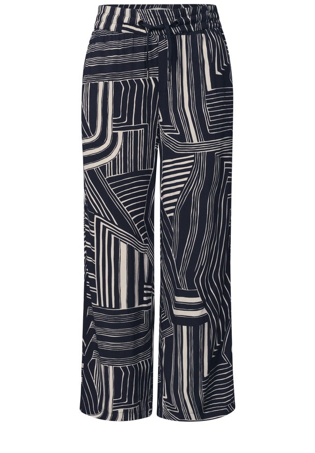 STREET ONE Stoffhose High Waist