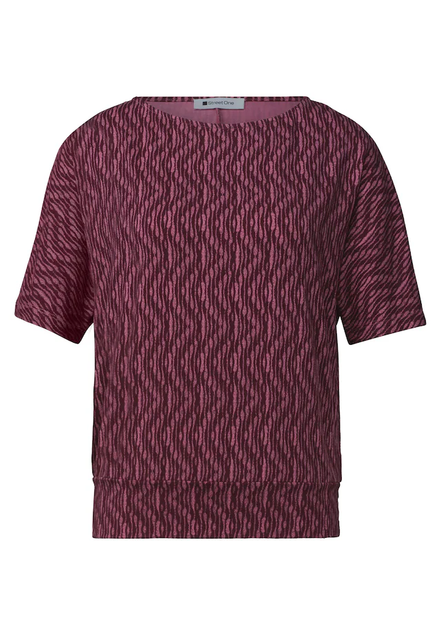STREET ONE T-Shirt mit Elastikbund