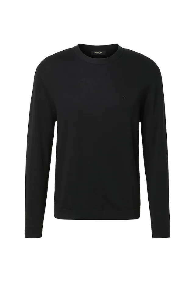Replay Rundhalspullover »Replay UK4703 knitwear crewneck« 1