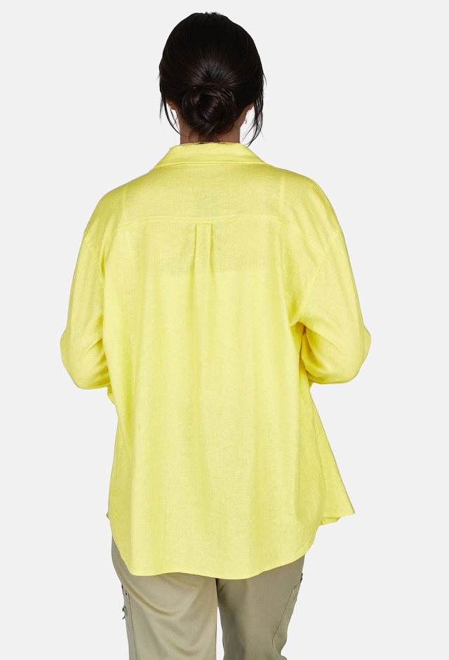 NAVIGAZIONE Klassische Bluse »NAVIGAZIONE Leinenbluse« hochwertige Verarbeitung