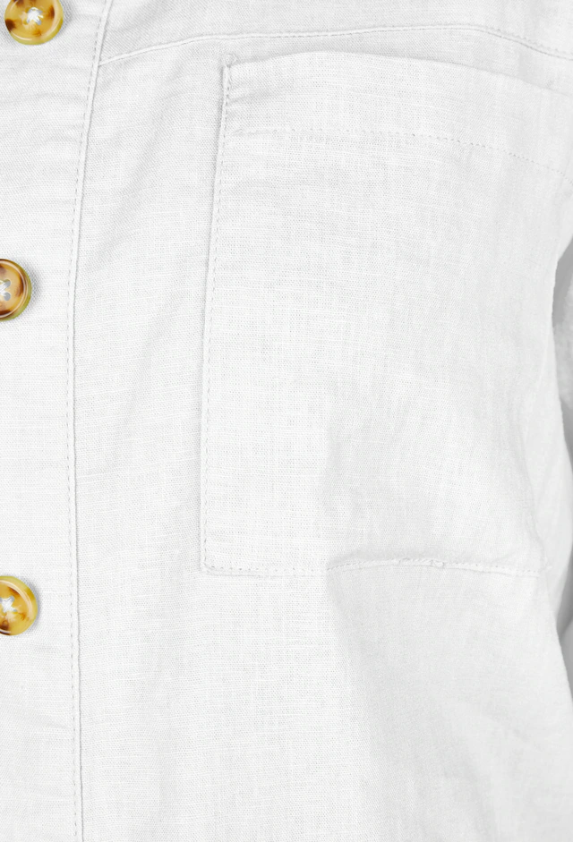 NAVIGAZIONE Klassische Bluse »NAVIGAZIONE Leinenbluse« hochwertige Verarbeitung