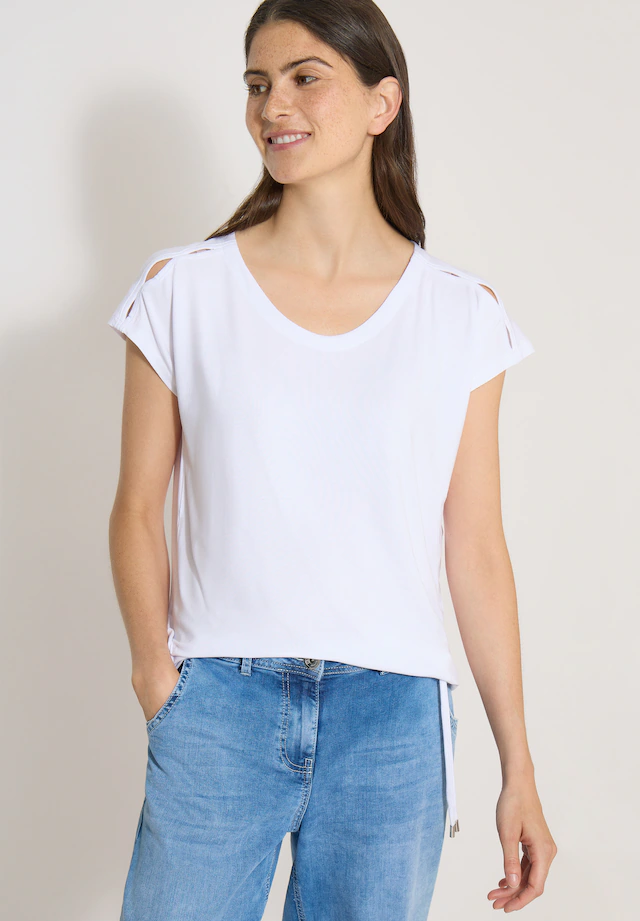 Cecil T-Shirt mit Cut-Out Detail
