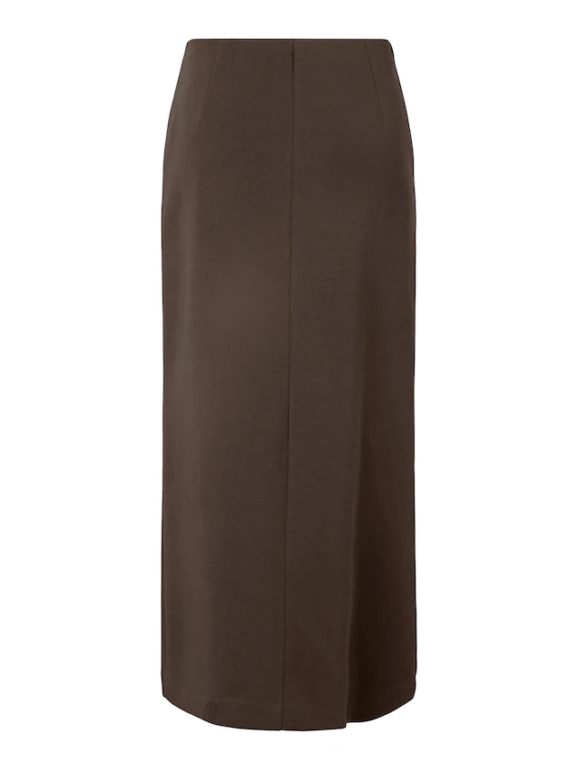 Y.A.S Maxirock »YASPINA HW LONG SKIRT NOOS« Baumwollmischung, high waist