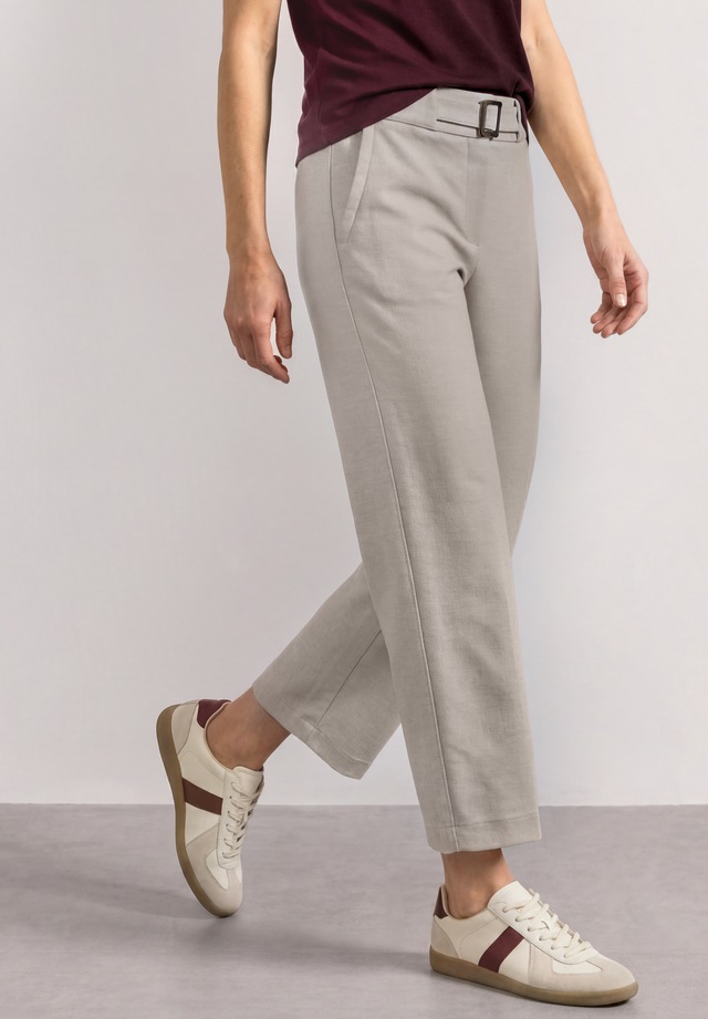 STREET ONE Stoffhose High Waist