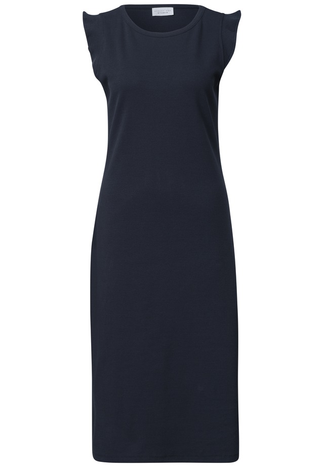 STREET ONE STUDIO Jerseykleid Ohne Taschen in Unifarbe
