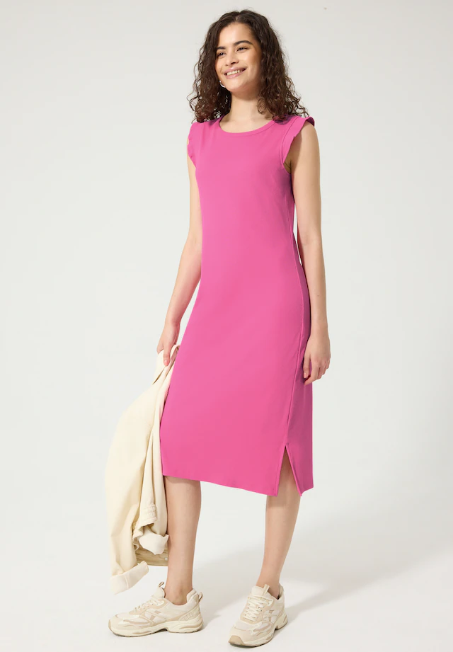 STREET ONE STUDIO Jerseykleid Ohne Taschen in Unifarbe