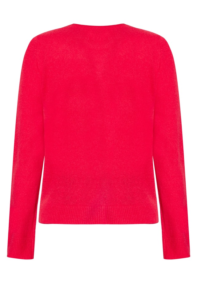Cartoon Strickpullover »Damen mit Rundhalsausschnitt« 1