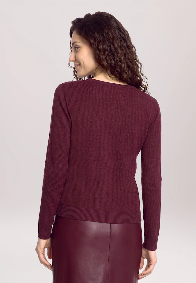 Cartoon Strickpullover »Damen mit Rundhalsausschnitt« 1