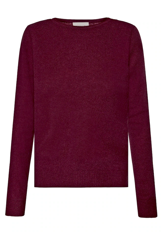 Cartoon Strickpullover »Damen mit Rundhalsausschnitt« 1