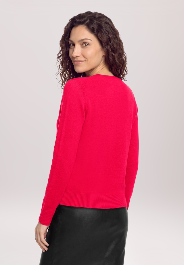 Cartoon Strickpullover »Damen mit Rundhalsausschnitt« 1