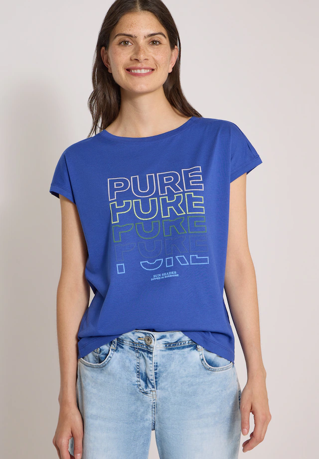 Cecil T-Shirt mit U-Boot-Ausschnitt