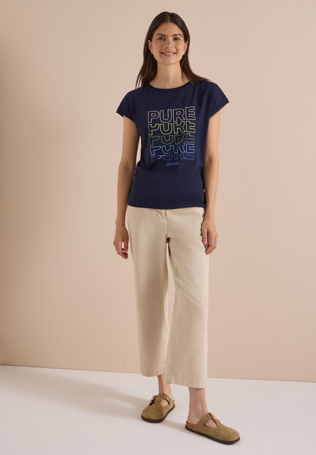 Cecil T-Shirt mit U-Boot-Ausschnitt