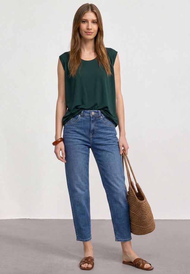 STREET ONE Shirttop aus stretchigem Viskosematerial