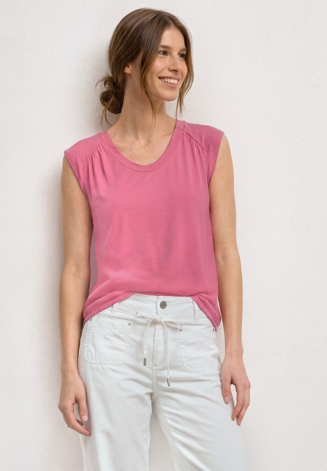 STREET ONE Shirttop aus stretchigem Viskosematerial