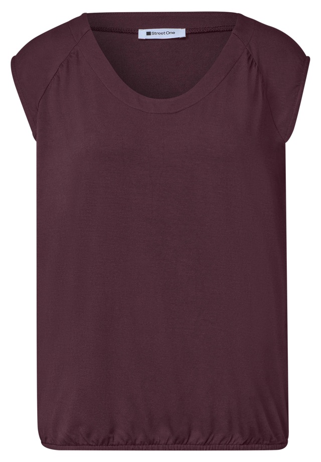 STREET ONE Shirttop aus stretchigem Viskosematerial