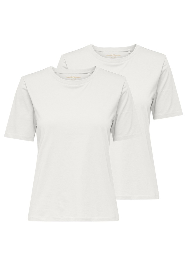 ONLY T-Shirt »T-Shirt ONLHAPPY O-NECK TEE 2er Pack« 2