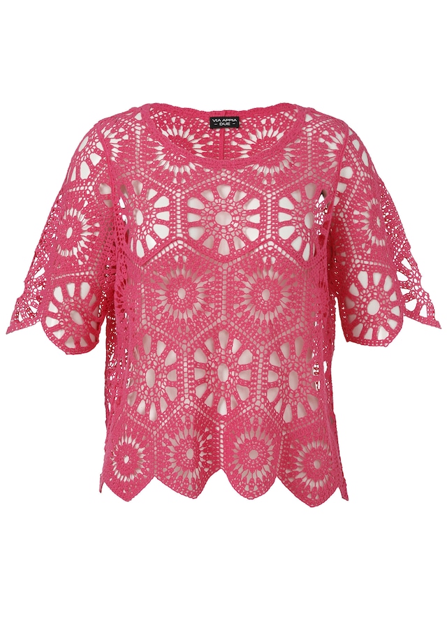 VIA APPIA DUE Ajourpullover »Pullover« Große Größen