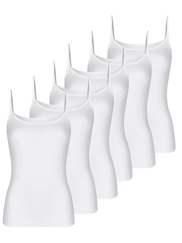 Nina Von C. Achseltop »6er Pack Trägerhemd Fine Cotton«