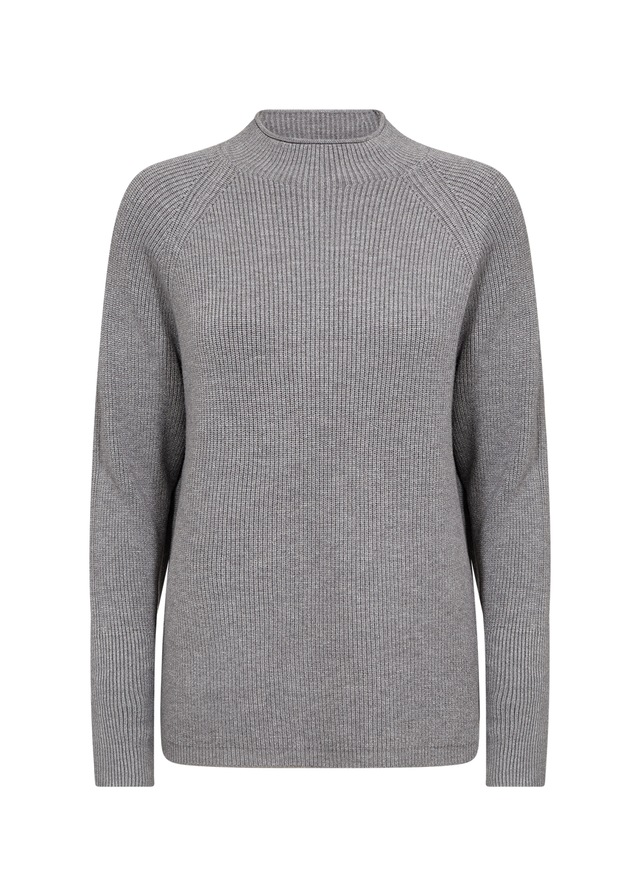soyaconcept Strickpullover »SC-KANITA 4« Viskosemischung, Rippstrick