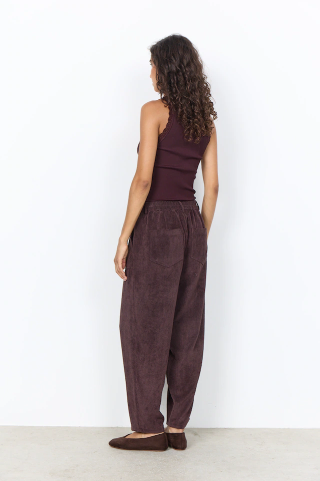 soyaconcept Cordhose »SC-BINDI 20-C« Materialmix, elastischer Bund hinten