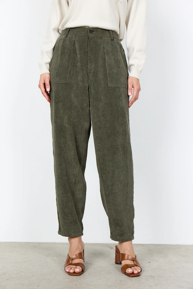soyaconcept Cordhose »SC-BINDI 20-C« Materialmix, elastischer Bund hinten