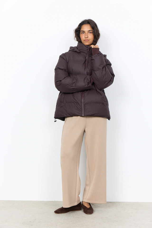 soyaconcept Steppjacke »SC-HENRIETTA 1« mit Kapuze Lederimitat