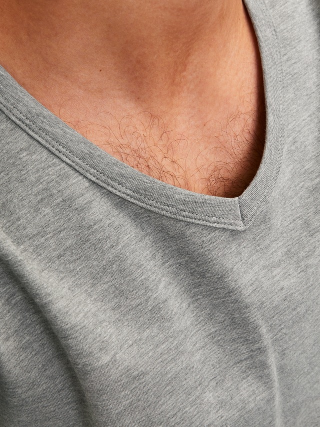 Jack & Jones T-Shirt »SLIM- FIT BASIC TEE V-NECK« mit V-Ausschnitt