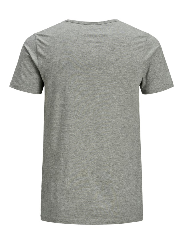 Jack & Jones T-Shirt »SLIM- FIT BASIC TEE V-NECK« mit V-Ausschnitt