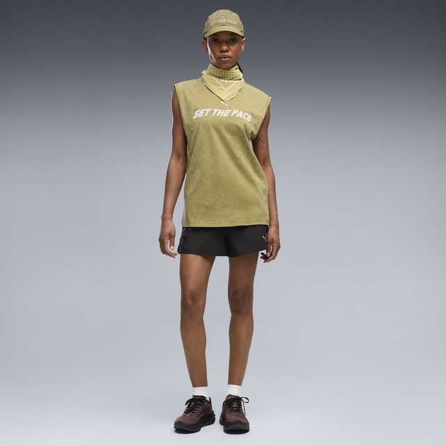 PUMA T-Shirt »Relaxed Washed Graphic Ärmelloses T-Shirt Damen«