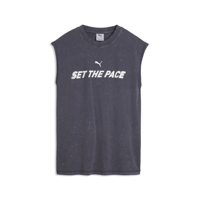 PUMA T-Shirt »Relaxed Washed Graphic Ärmelloses T-Shirt Damen«