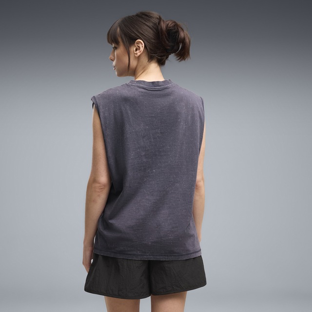 PUMA T-Shirt »Relaxed Washed Graphic Ärmelloses T-Shirt Damen«