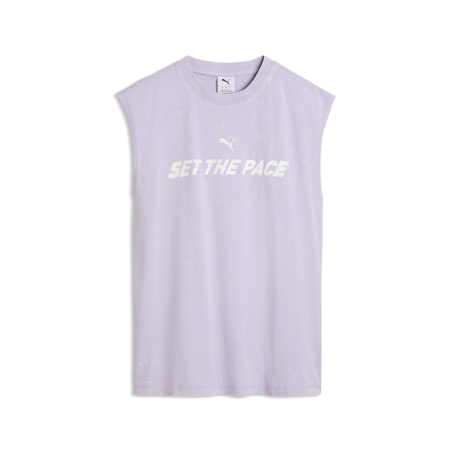 PUMA T-Shirt »Relaxed Washed Graphic Ärmelloses T-Shirt Damen«