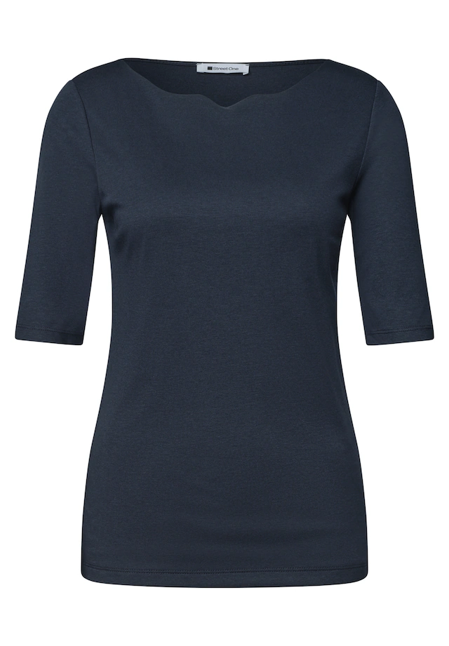 STREET ONE T-Shirt in Unifarbe