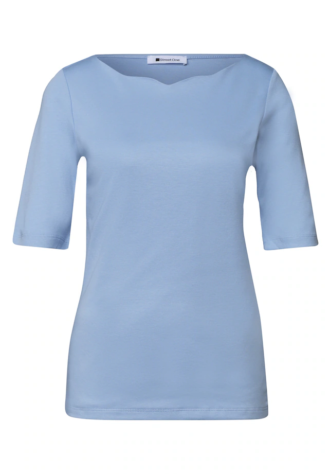 STREET ONE T-Shirt in Unifarbe